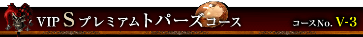 VIP Sプレミアム トパーズコース